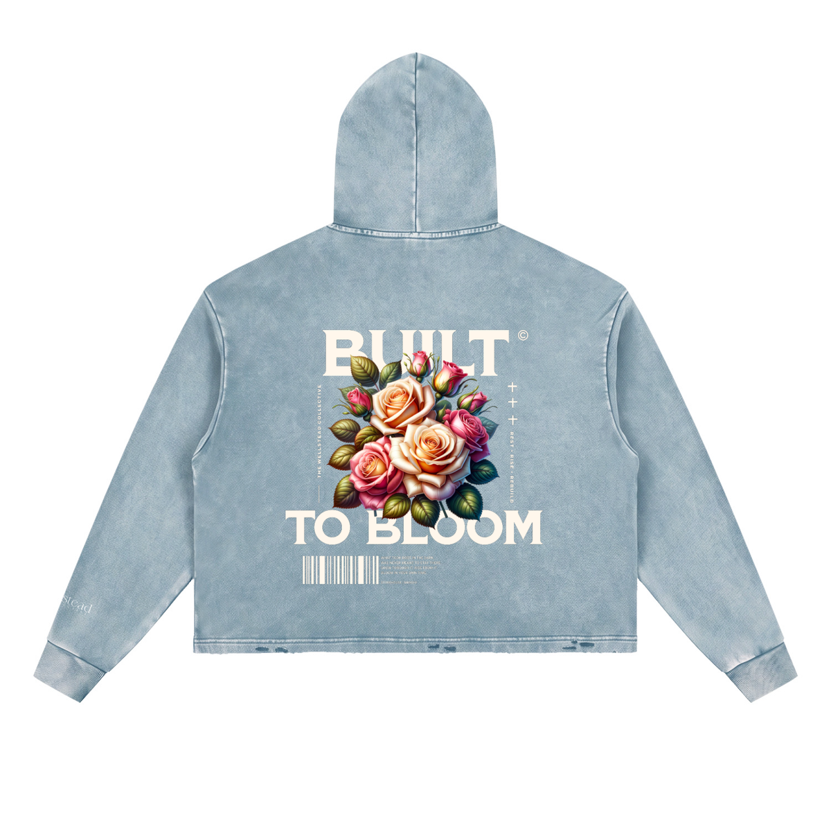 Built to Bloom | Vintage Washed Hoodie