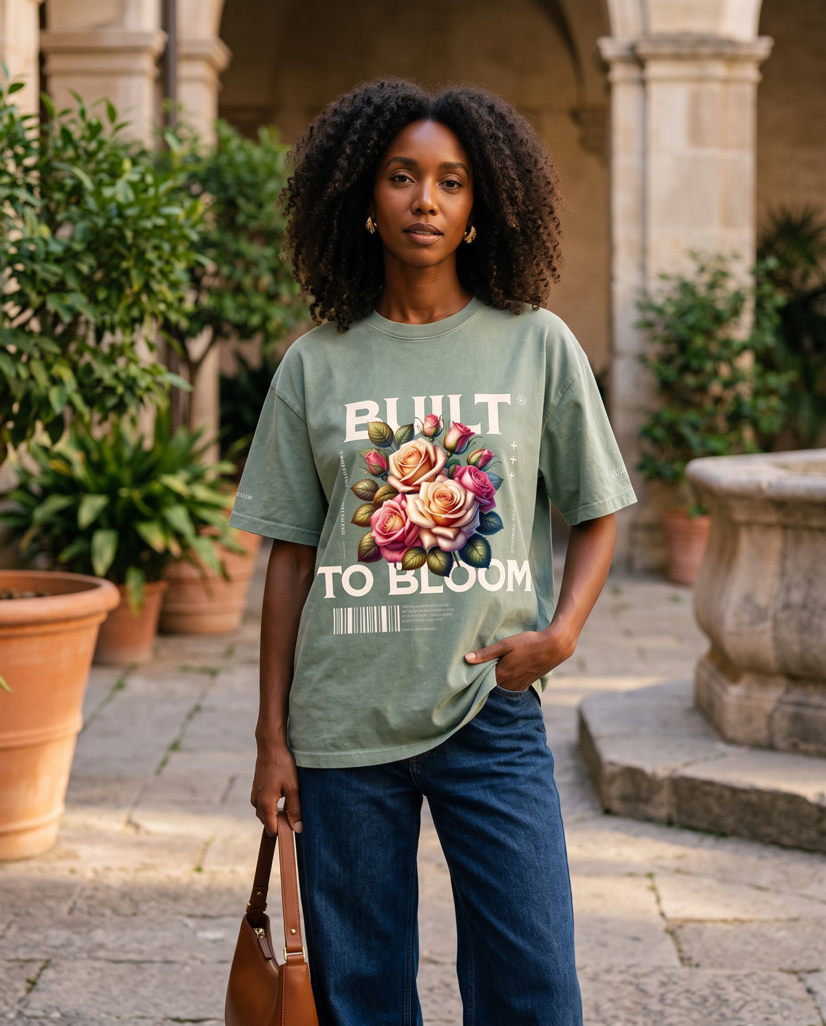 Built to Bloom | Vintage Washed Tee