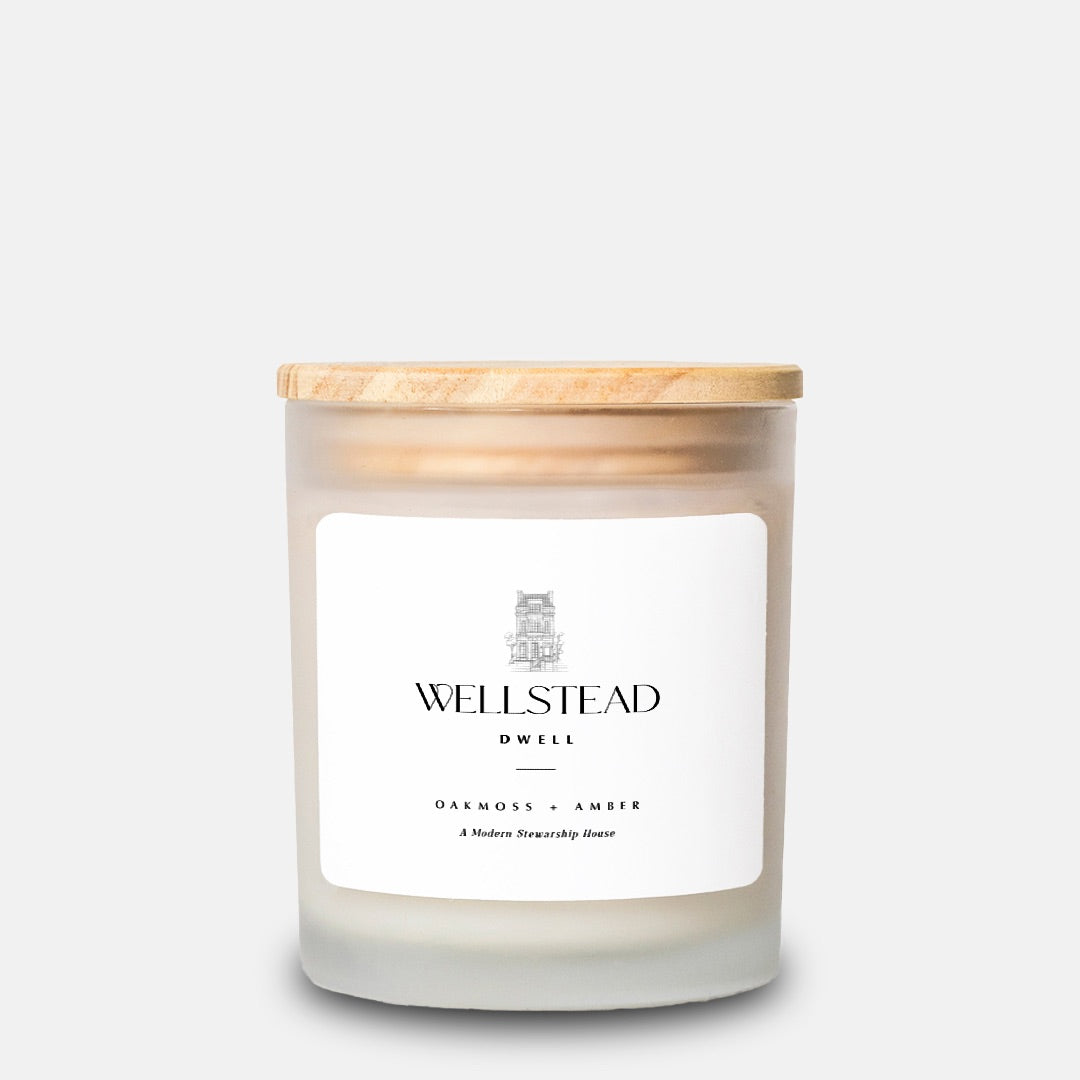 DWELL | Oakmoss + Amber Candle