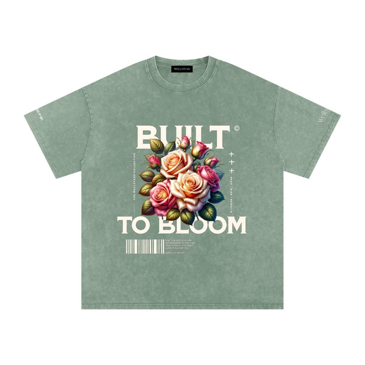 Built to Bloom | Vintage Washed Tee