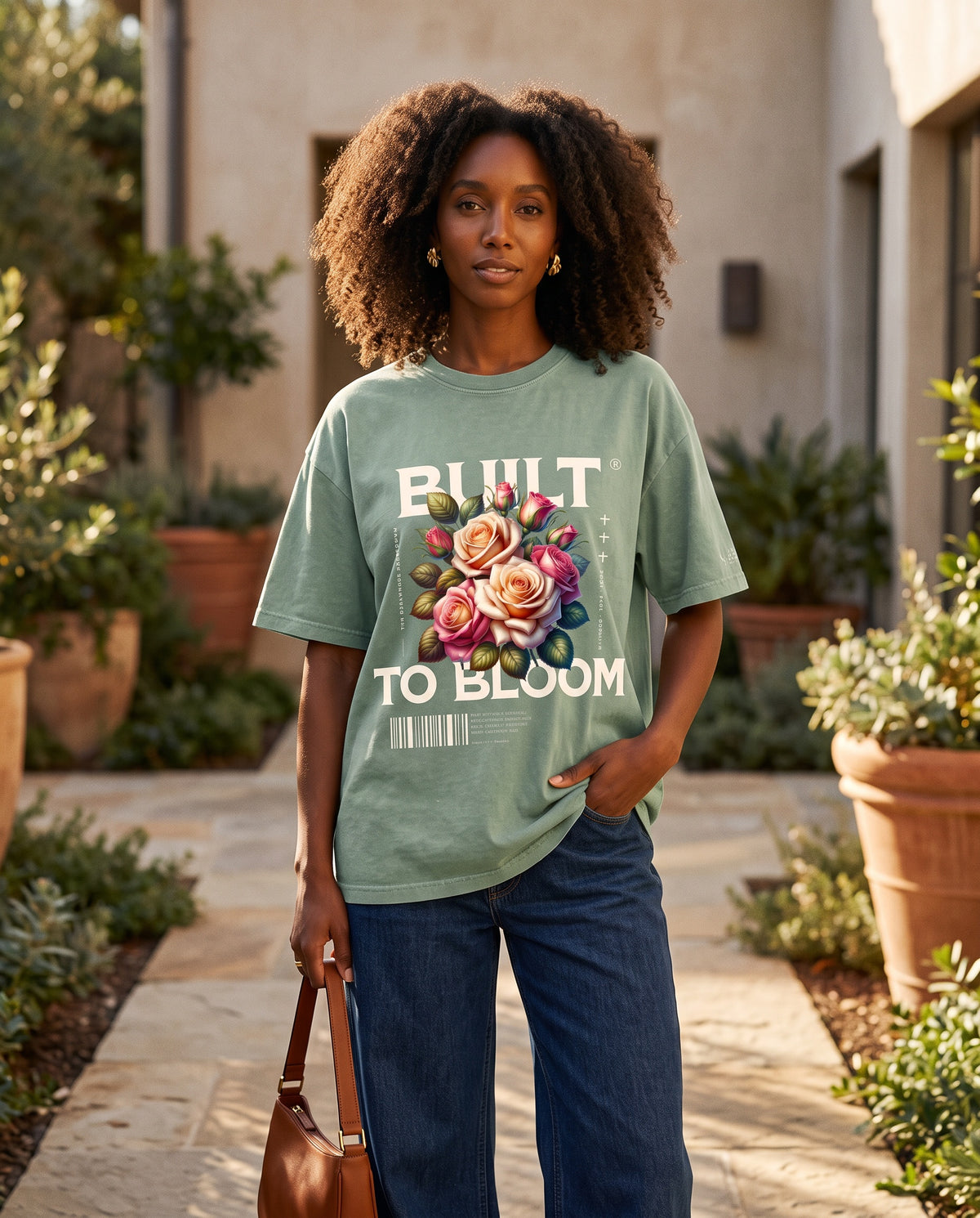 Built to Bloom | Vintage Washed Tee